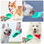 dogs drinking from multifunctional and portable water bottle