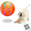 orange rolling toy ball for dogs with remote control