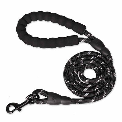 black climbing rope leash for dogs