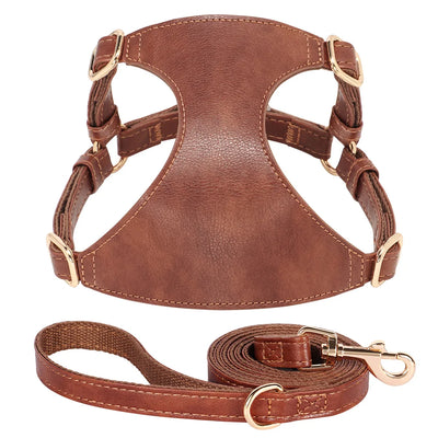 Little Luxe PU Leather Dog Harness