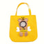 yellow cotton cat bag carrier