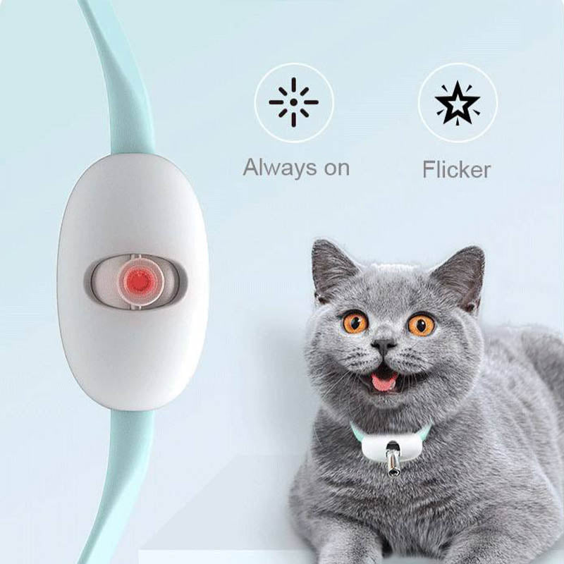 laser pointer collar for cats different modes