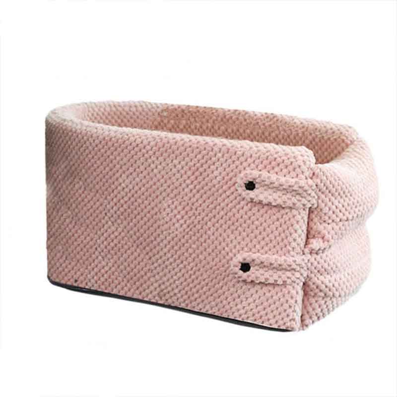 pink dog console seat