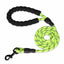 green climbing rope leash