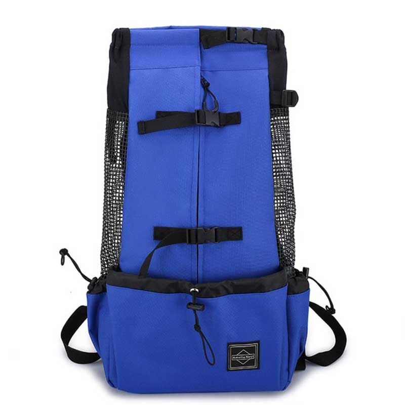 blue large dog backpack carrier