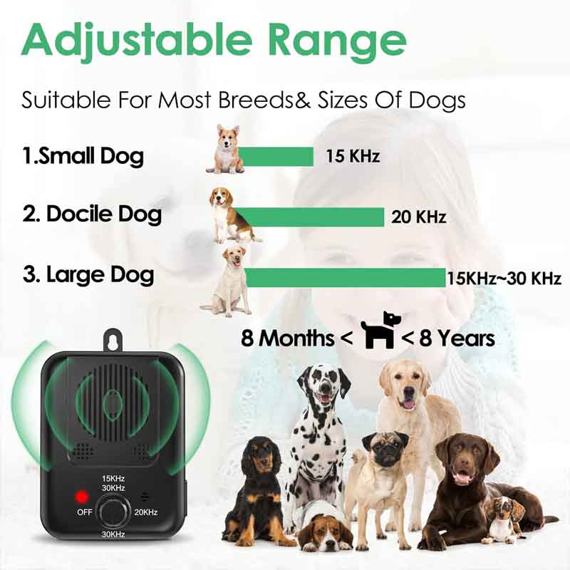 anti bark device for most dog age and sizes
