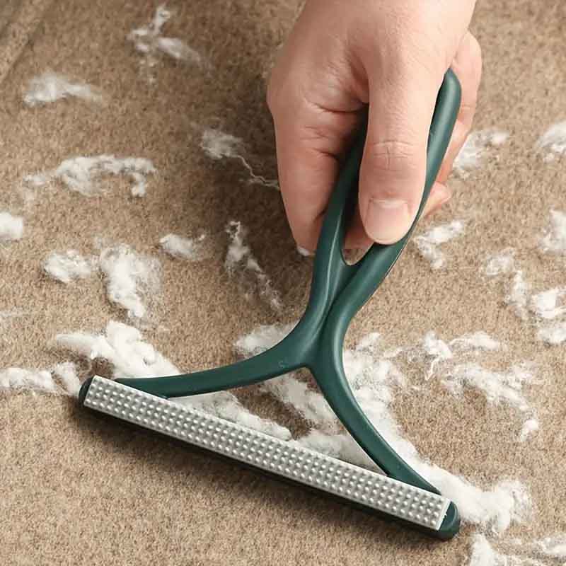 pet hair cleaner removing fur on carpet