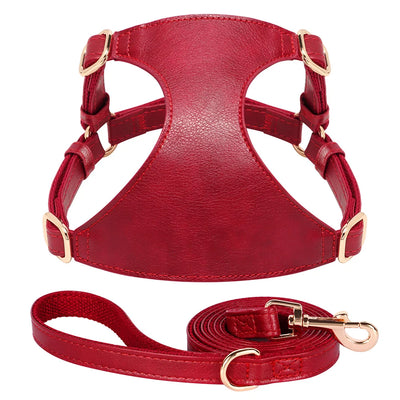 Little Luxe PU Leather Dog Harness