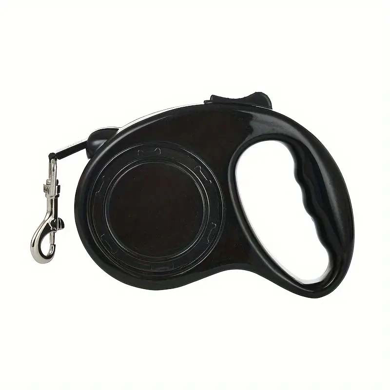 black long retractable leash