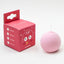 pink squeaky toy ball for cats